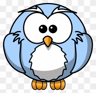 Clipart Moving Animals - Clipart Cartoon Owl - Png Download
