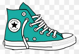 Transparent Converse Clipart - Cartoon Converse Shoes - Png Download