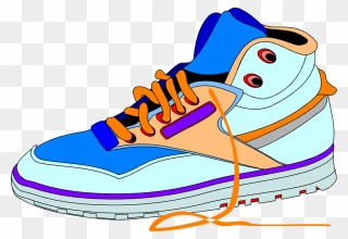 Shoe Sneakers Adidas Converse Clip Art - Sneaker Clipart - Png Download