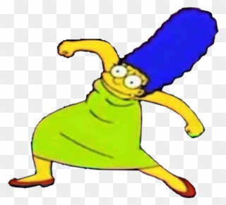 Ninjafrog - Marge Simpson Meme Png Clipart