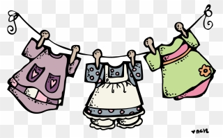 Laundry Washing Machine Hamper Clothes Line Clip Art - Clothes Line Clipart - Png Download