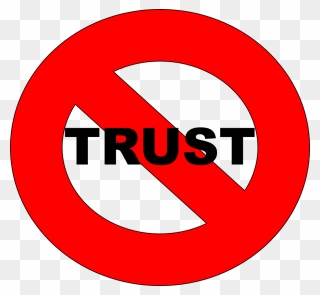 No Trust - Warren Street Tube Station Clipart