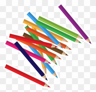 Clip Art Free Stock Crayons Drawing Colorful - Colored Pencils Cartoon Png Transparent Png