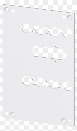Rear Interlock Mounting Plate Product Photo - Stencil Clipart