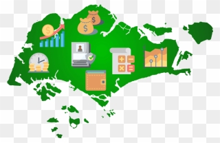 Audit And Compliance Requirements In Singapore - Singapore Map Vector Png Clipart