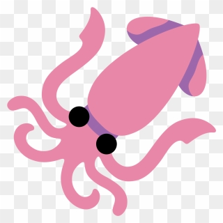 Squid Clipart Svg - Squid Emoji Png Transparent Png
