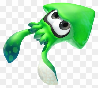 Transparent Sqid Clipart - Squid From Splatoon 2 - Png Download