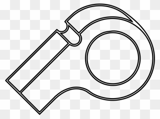 Whistle Png - Line Art Clipart