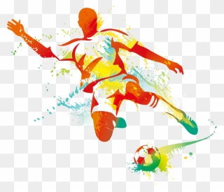 Com - Logo Football Player Png Clipart