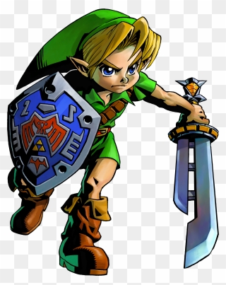 Mm Link - Legend Of Zelda Majora's Mask Link Clipart