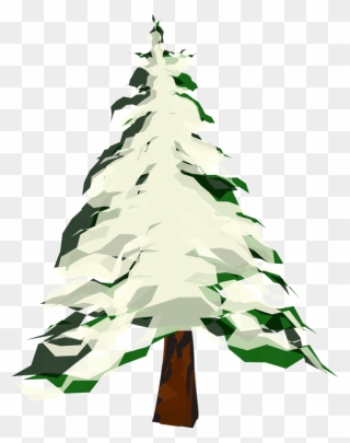Tree Of Snow Png Clipart