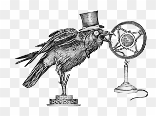 Raven And Mic Clipart