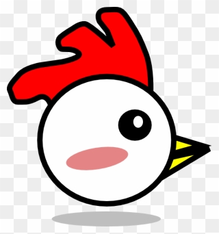 Chicken Cartoon Head Clipart