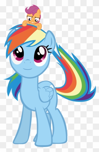 Pony Fan Art Daring Don"t - Rainbow Dash Face Clipart