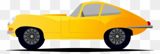 Jaguar E-type Clipart - Dodge Ev - Png Download