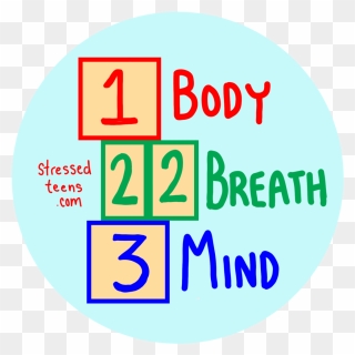 Body Breath Mind For Sticker With Text V 2 - Circle Clipart