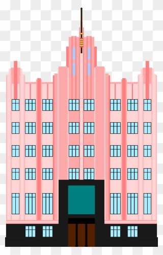 Art Deco Building Clip Arts - Building Vektor Icon Png Transparent Png