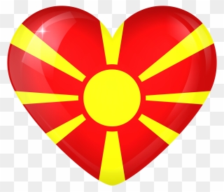 Macedonian Flag Clipart