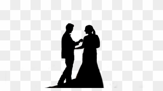 Silhouette M Laga Fuengirola Wedding - Silueta Png Boda Clipart