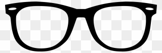 Sunglasses Eyewear Drawing Cc0 - Glasses Clipart Black And White - Png Download