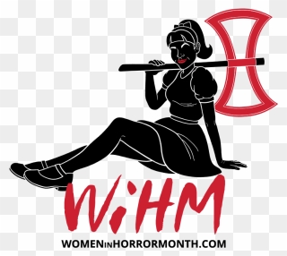 Wihm8 Logo Vert Black M - Women In Horror Month 2020 Clipart