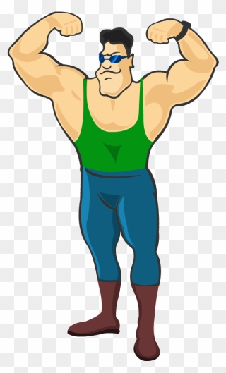 Strong Man Clipart - Png Download