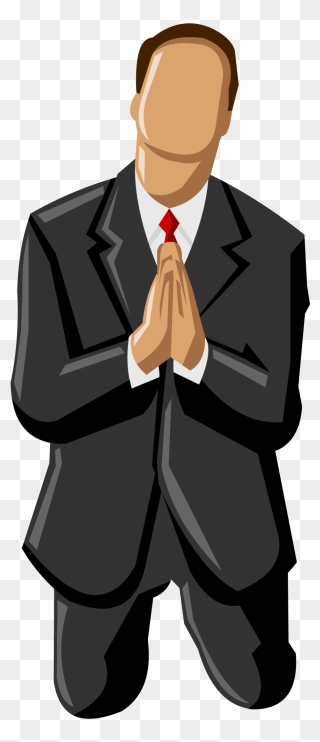 Transparent Man Praying Silhouette Png - Man Kneeling In Prayer Clipart