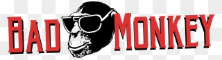 Bad Monkey Ocean City Logo Clipart