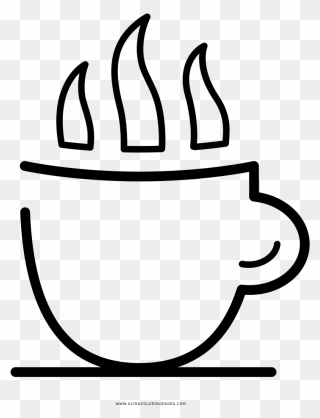 Cup Of Coffee Coloring Page Clipart