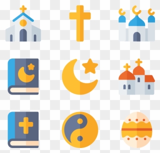 Religion Symbols Icon Png Clipart