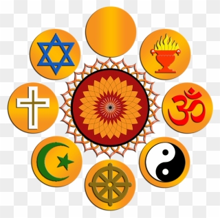 Combination Of All Religions Clipart