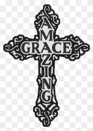 Amazing Grace Cross Svg Clipart