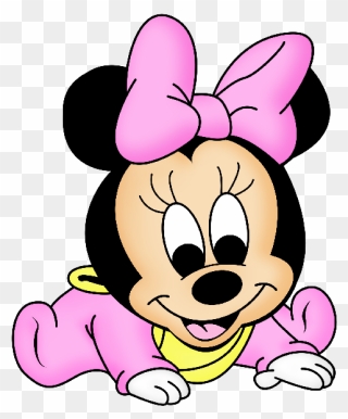 Disney Baby Minnie Mouse Cartoon Png Cliprt Images - Cute Baby Minnie Mouse Transparent Png