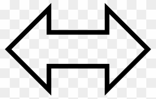 Arah Arrow Computer Icons Bipolar Disorder Angle - Opposite Arrows Icon Svg Clipart
