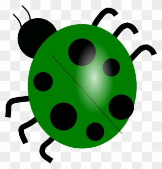Green Ladybug Clip Art - Ladybug Clip Art - Png Download