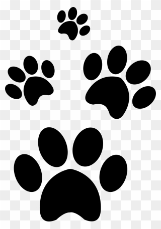Heart With Paw Print Clipart