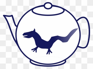 Thèière Au Dragon - Teapot Clipart