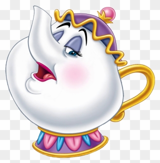 Teapot Clipart Mrs Potts - Beauty And The Beast - Png Download