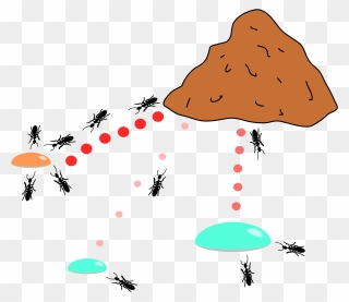 Ant Colony Optimization Algorithm Clipart
