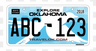 Old Oklahoma License Plates Clipart
