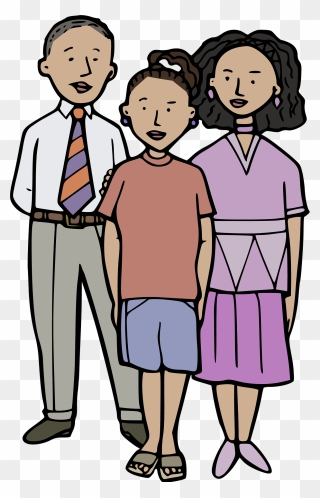 Clipart Nuclear Family - Png Download