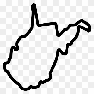 West Virginia - West Virginia Outline Svg Clipart
