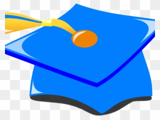 Graduation Hat Clipart - Blue Graduation Hat Clipart - Png Download