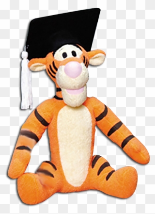 Graduation Clipart Pooh - Tigger Graduation - Png Download