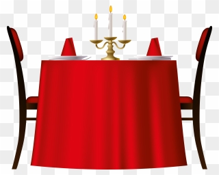Clipart Table Tabble - Candle Light Dinner Png Transparent Png