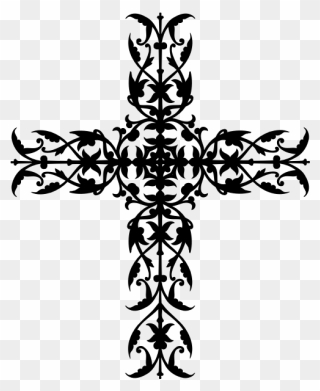 Ornamental Cross - Ornament Christian Clipart