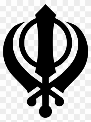 Khanda Png Clip Art - Symbol Of Sikhism Religion Transparent Png