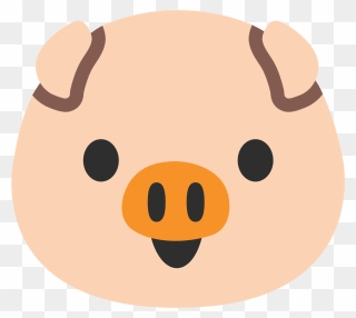 Transparent Pig Emoji Png Clipart