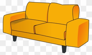 Couch Clipart Transparent Background - Couch Clipart - Png Download