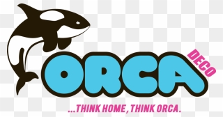 Orca Deco Logo Clipart